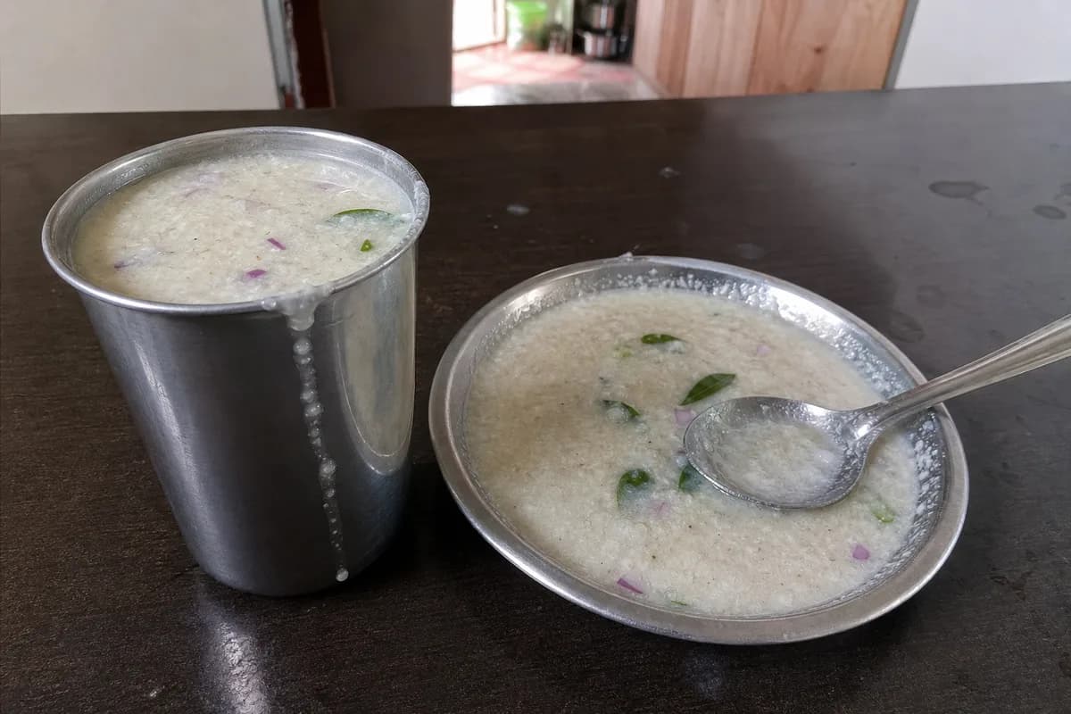 Barnyard Millet Ambali (Udalu / Kuthiraivali Ambali)
