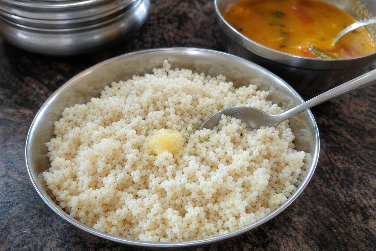 Big Rice Little Rice Little Millet Rice (Samai Sadam) | Millet Recipes